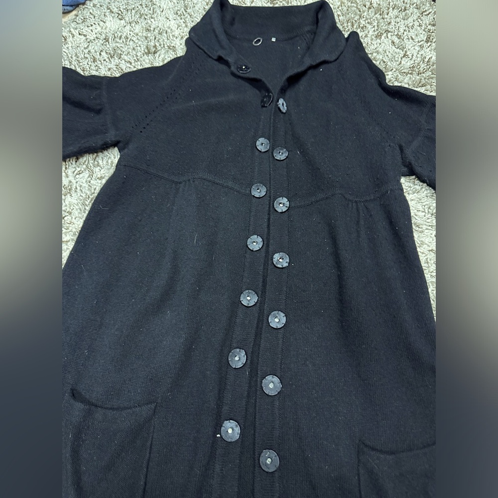 Black Long Cardigan Jacket